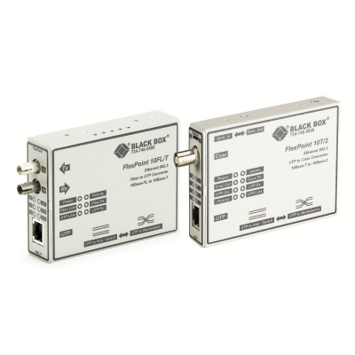 Black Box LMC211A-KIT Modular Media Converter, 10BASE2 Coax to 10BASE-FL, 850nm